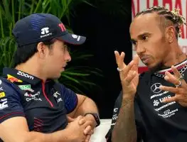Lewis Hamilton blames ‘one particular spokesperson’ at Red Bull for Sergio Perez’s struggles
