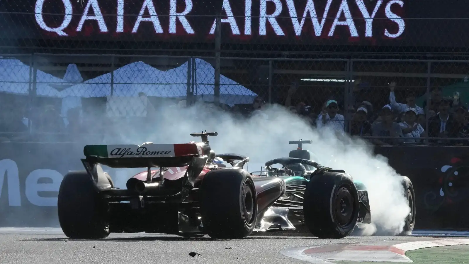 Valtteri Bottas came together with Lance Stroll