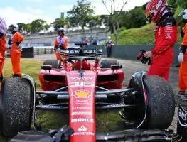 Ferrari disaster as Charles Leclerc crashes out on Brazilian GP formation lap