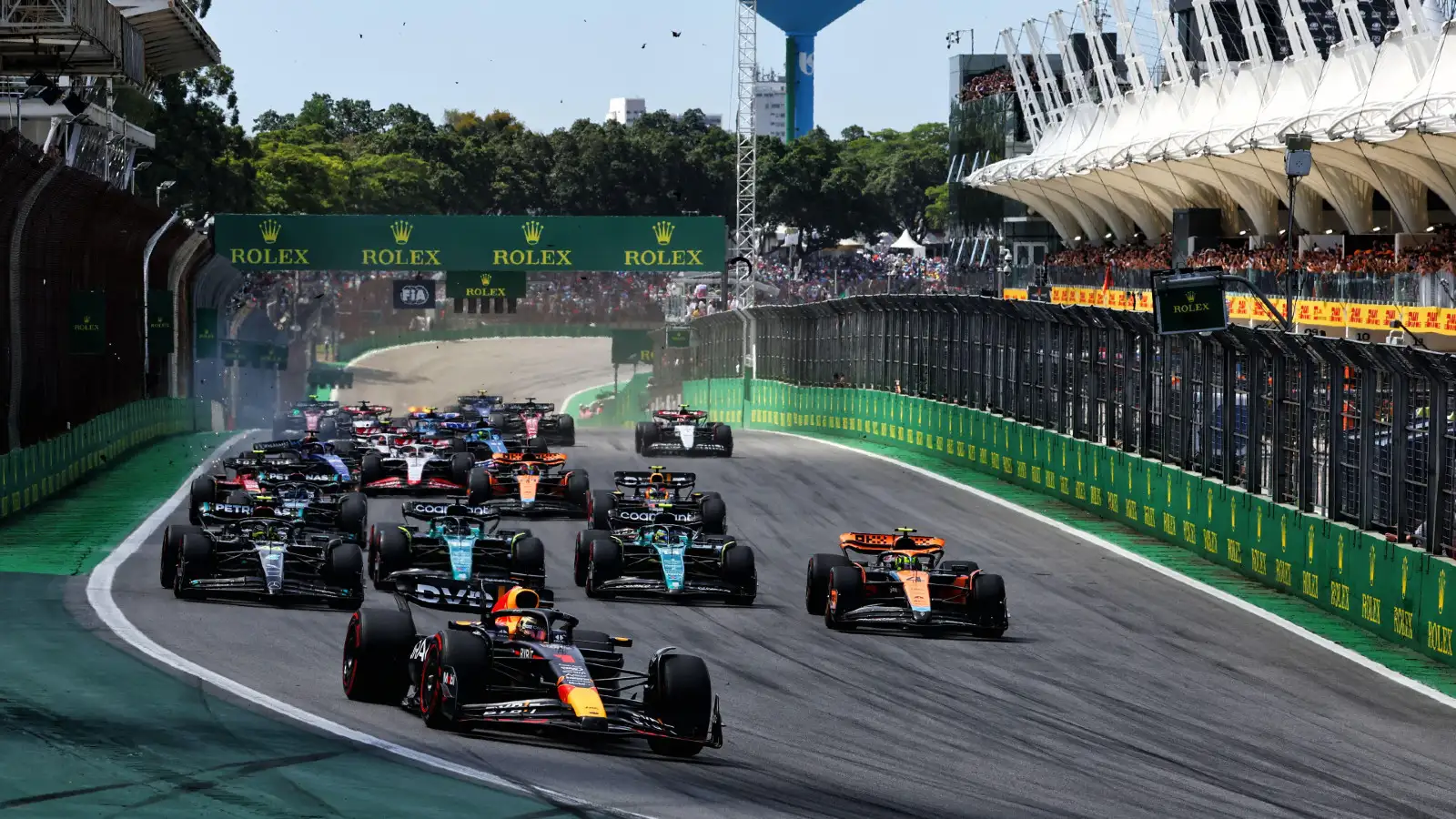 Max Verstappen dominated the Brazilian Grand Prix, having led from the start. FIA