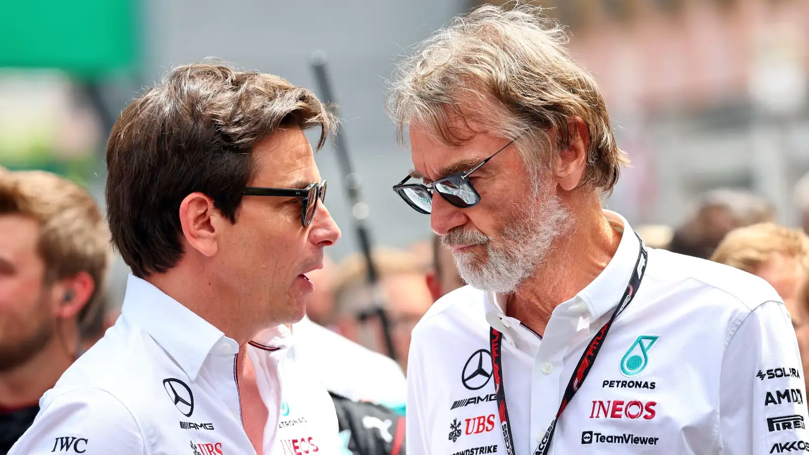 Toto Wolff and Jim Ratcliffe