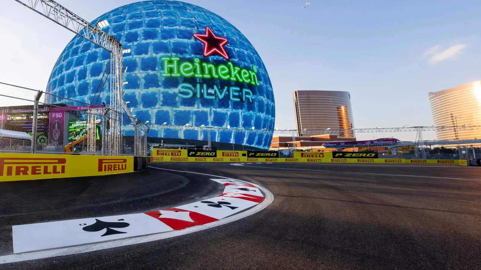 The Sphere and the Las Vegas kerbs.