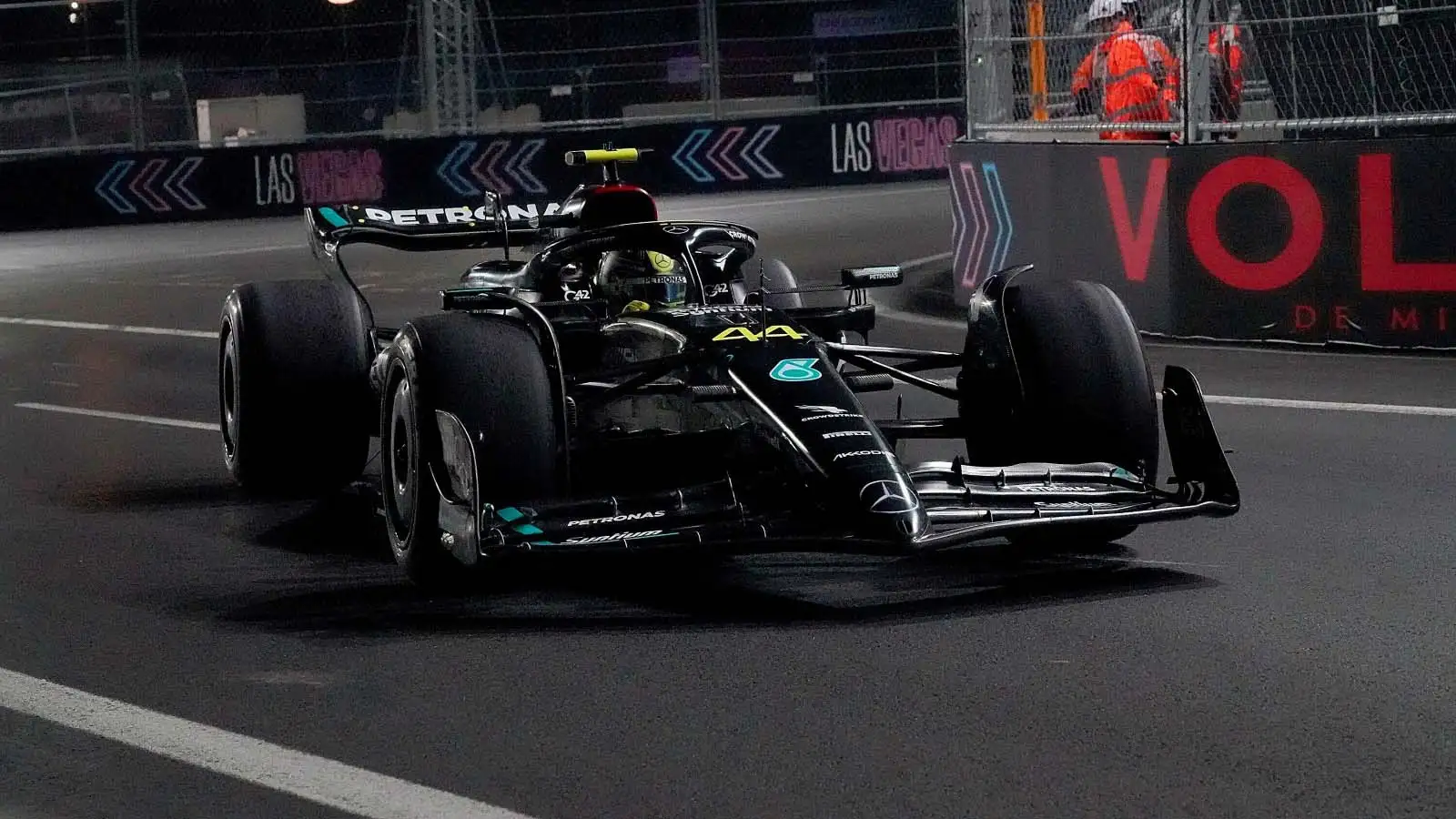 Lewis Hamilton beaming with Mercedes 'not too far off' in Las Vegas: 'I