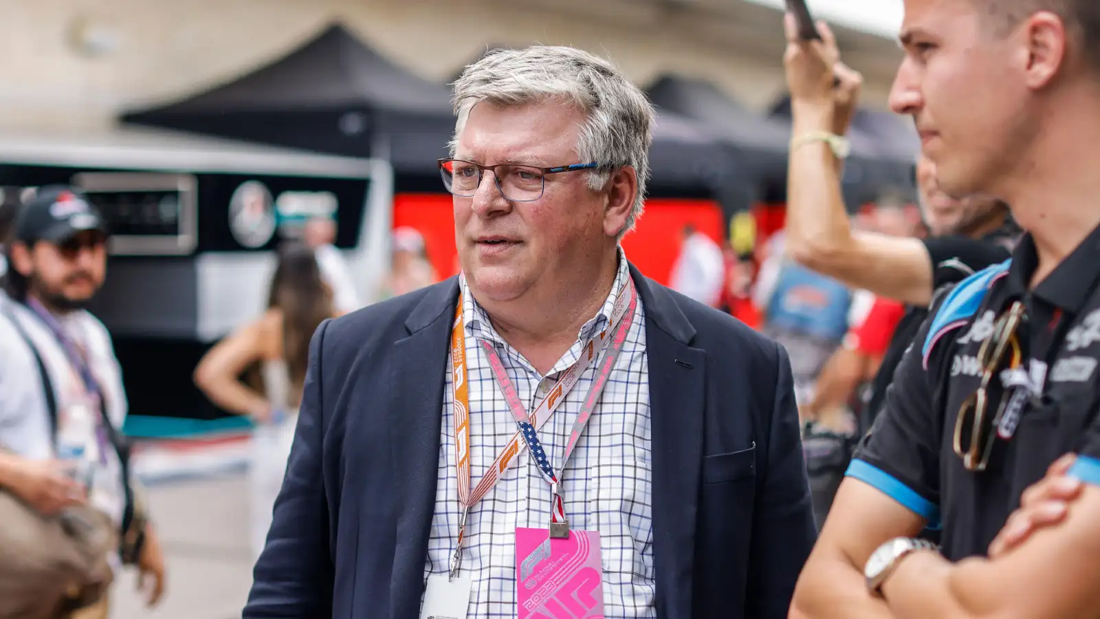 Otmar Szafnauer attended the US Grand Prix at the Circuit of the Americas.