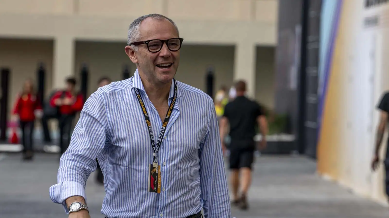 F1 CEO Stefano Domenicali in Abu Dhabi.