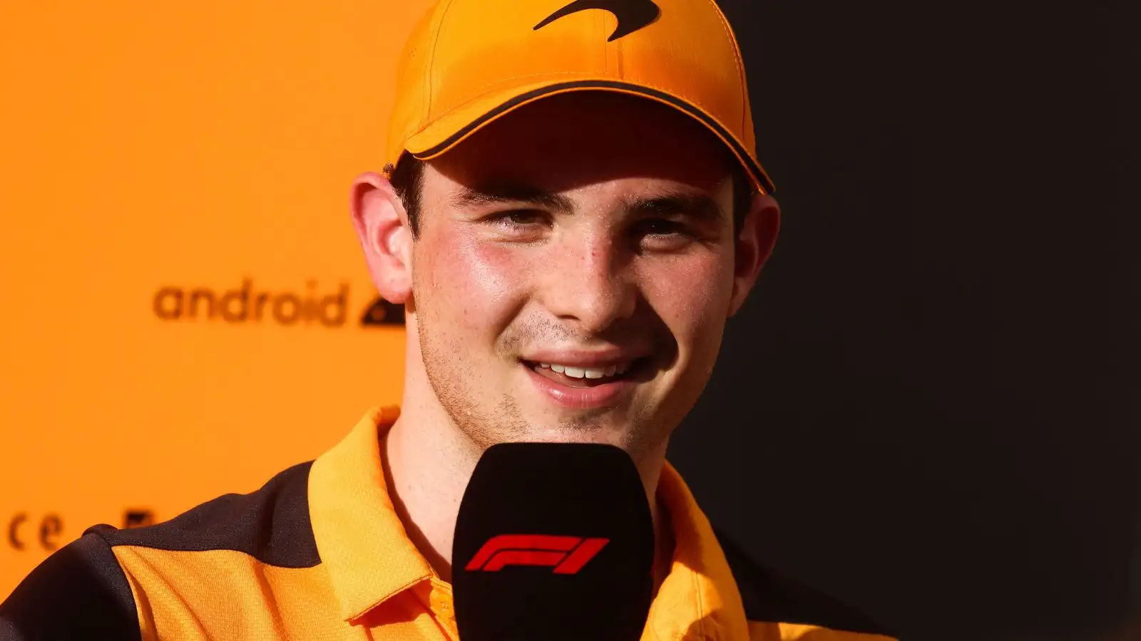 McLaren reserve driver Pato O'Ward interviewed by F1.