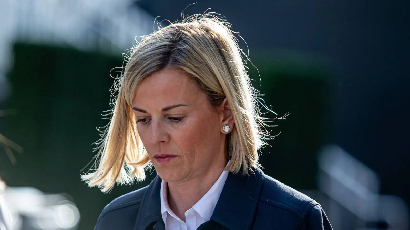 F1 Academy managing director Susie Wolff in the F1 paddock at the 2023 United States Grand Prix.