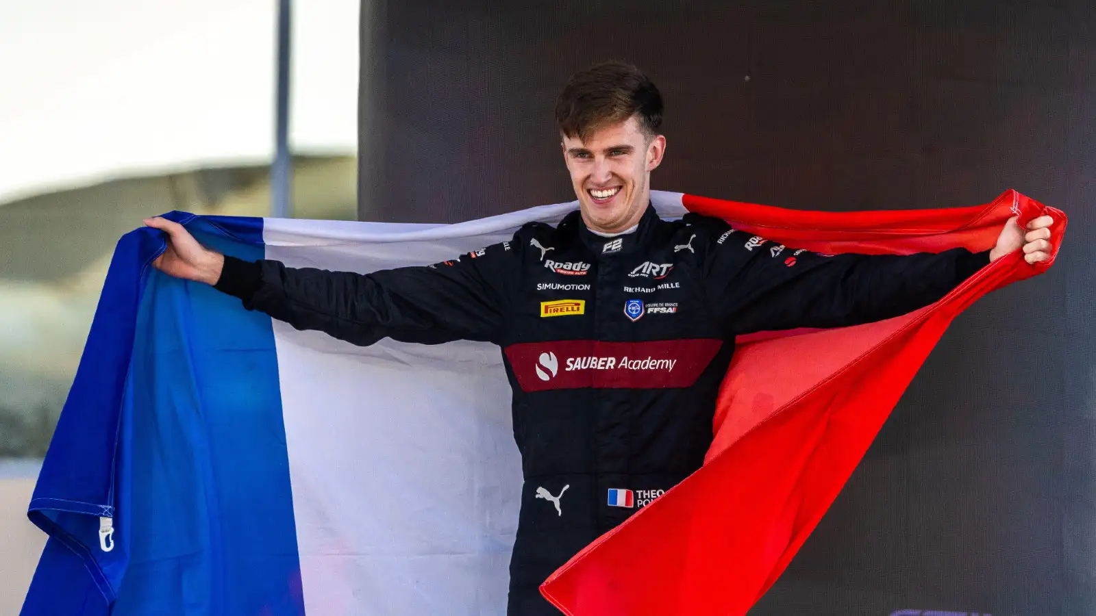 Theo Pourchaire wins the Formula 2 title during the Abu Dhabi Grand Prix weekend.