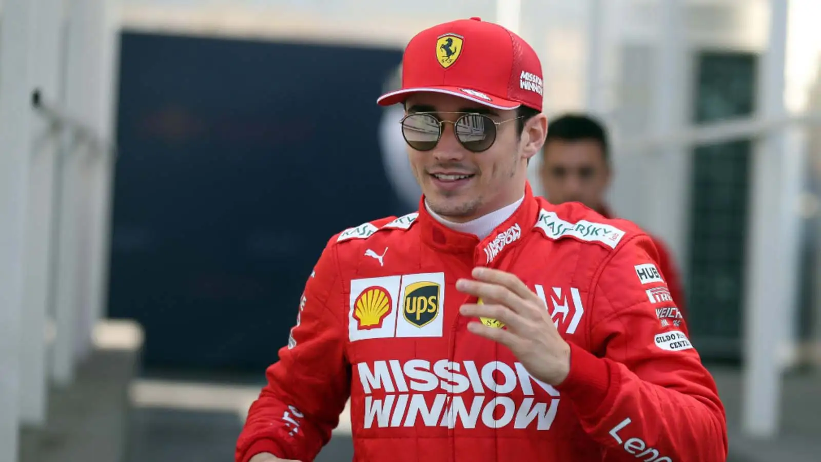 Charles Leclerc in his first Ferrari season, 2019.
