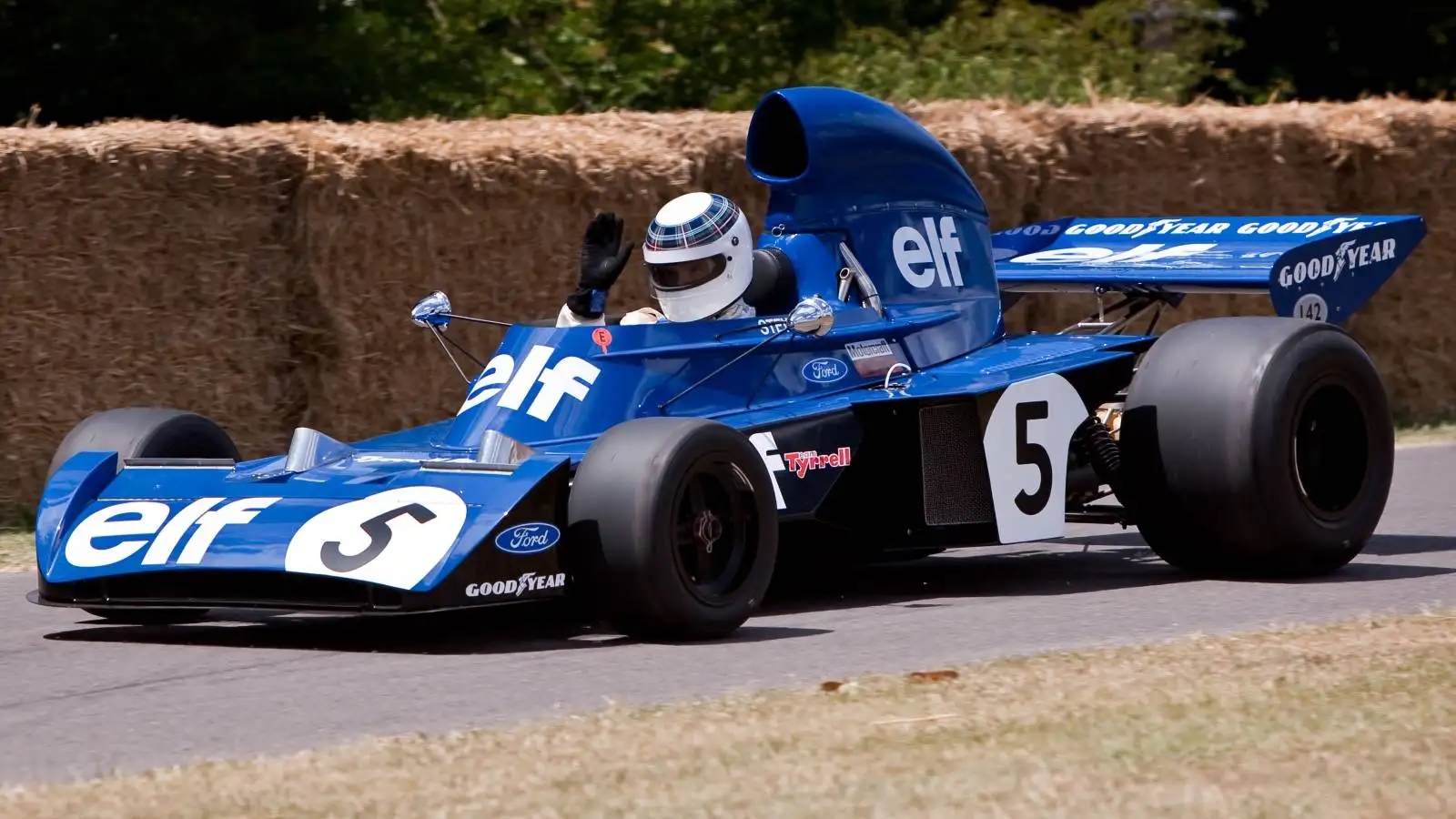 The 1973 Tyrrell 006 driven at the Goodwood Festival of Speed.