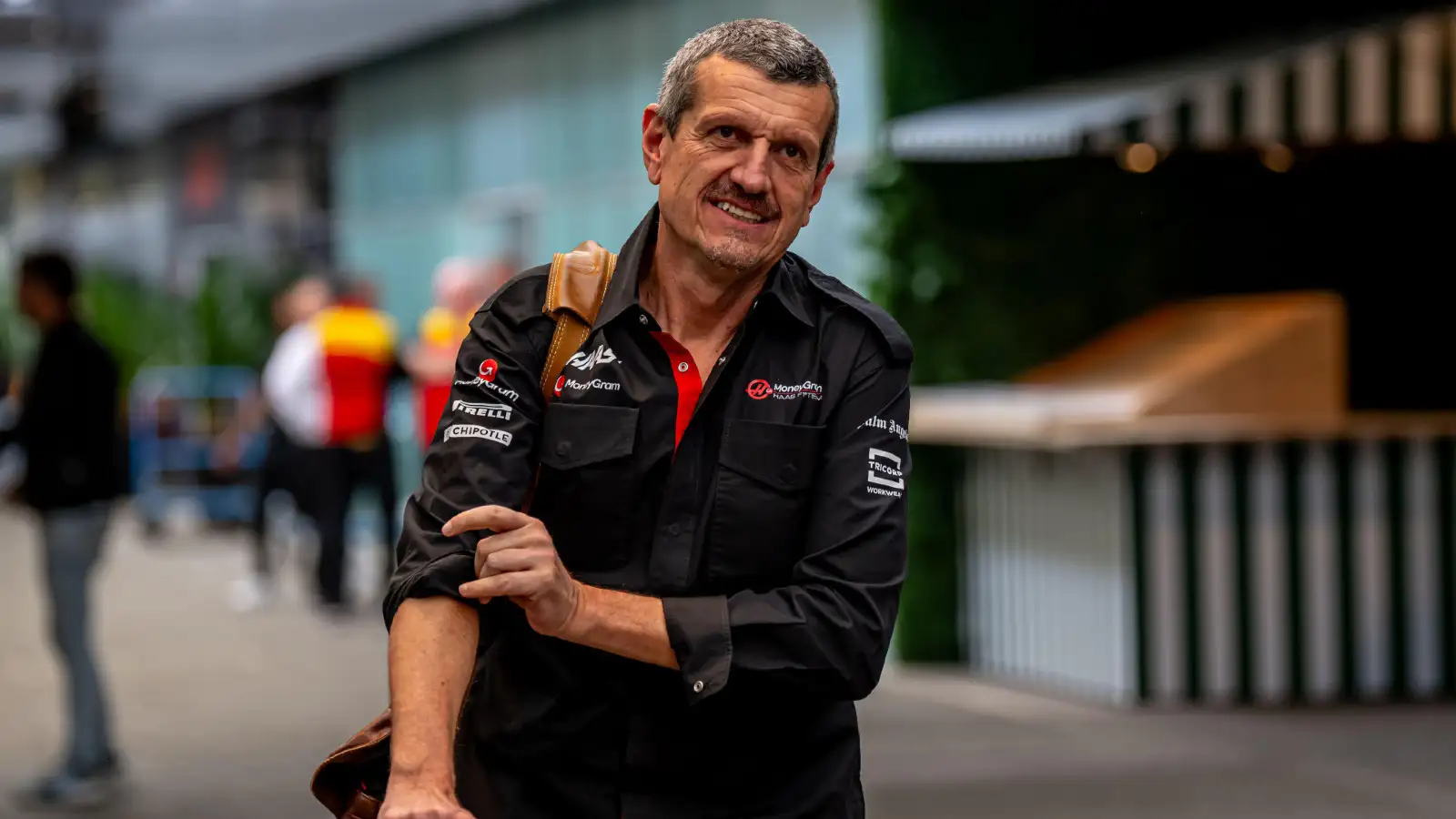 Guenther Steiner in the F1 paddock at the Brazilian Grand Prix.