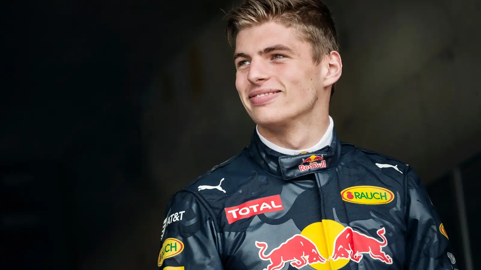 Max Verstappen in his first year racing for Red Bull.
