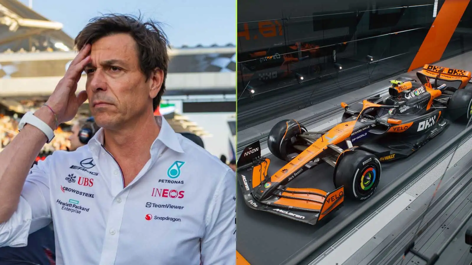 F1 news, McLaren MCL38 livery and Toto Wolff.