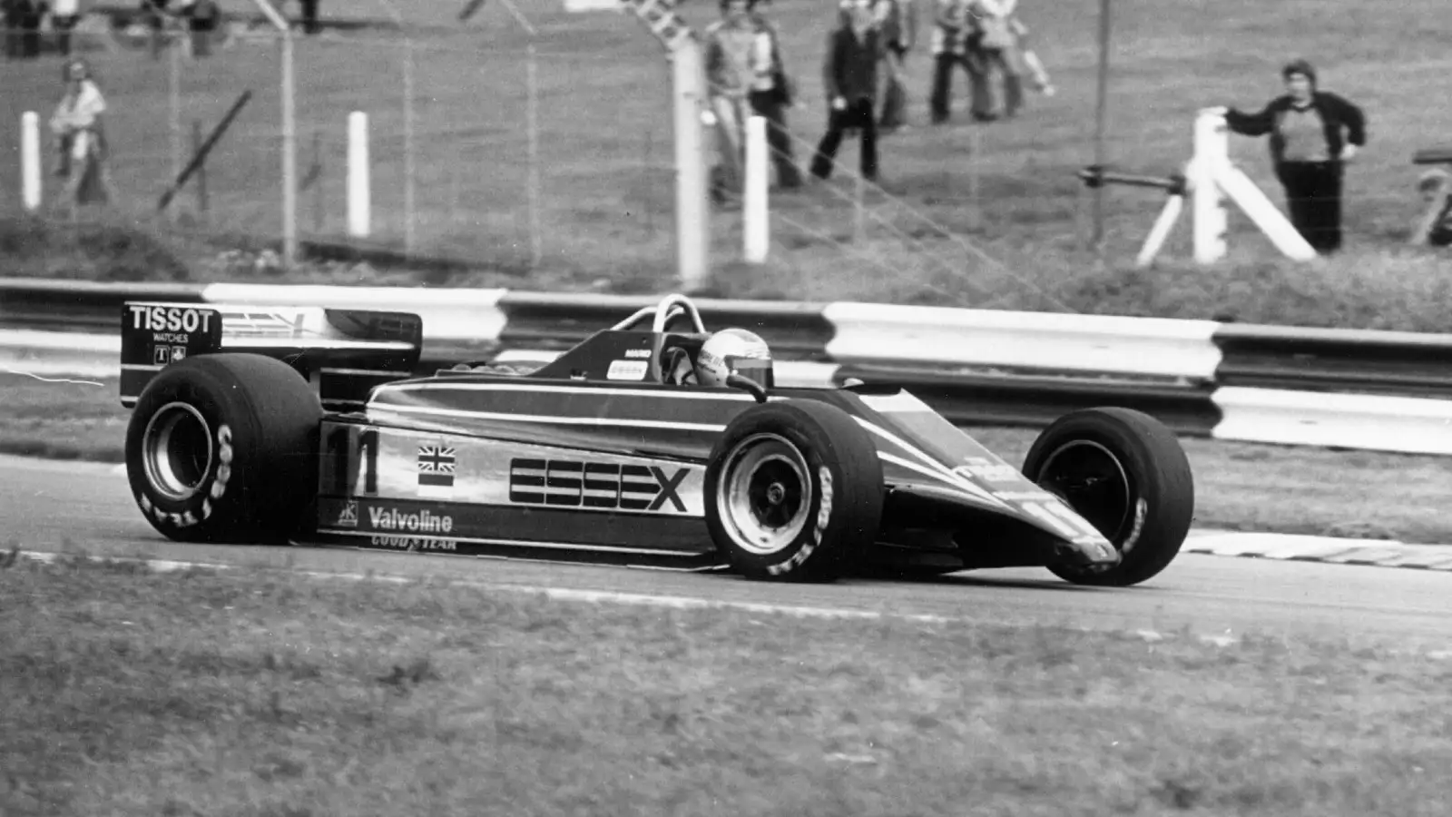 The 1981 Lotus 88, driven by Elio de Angelis.