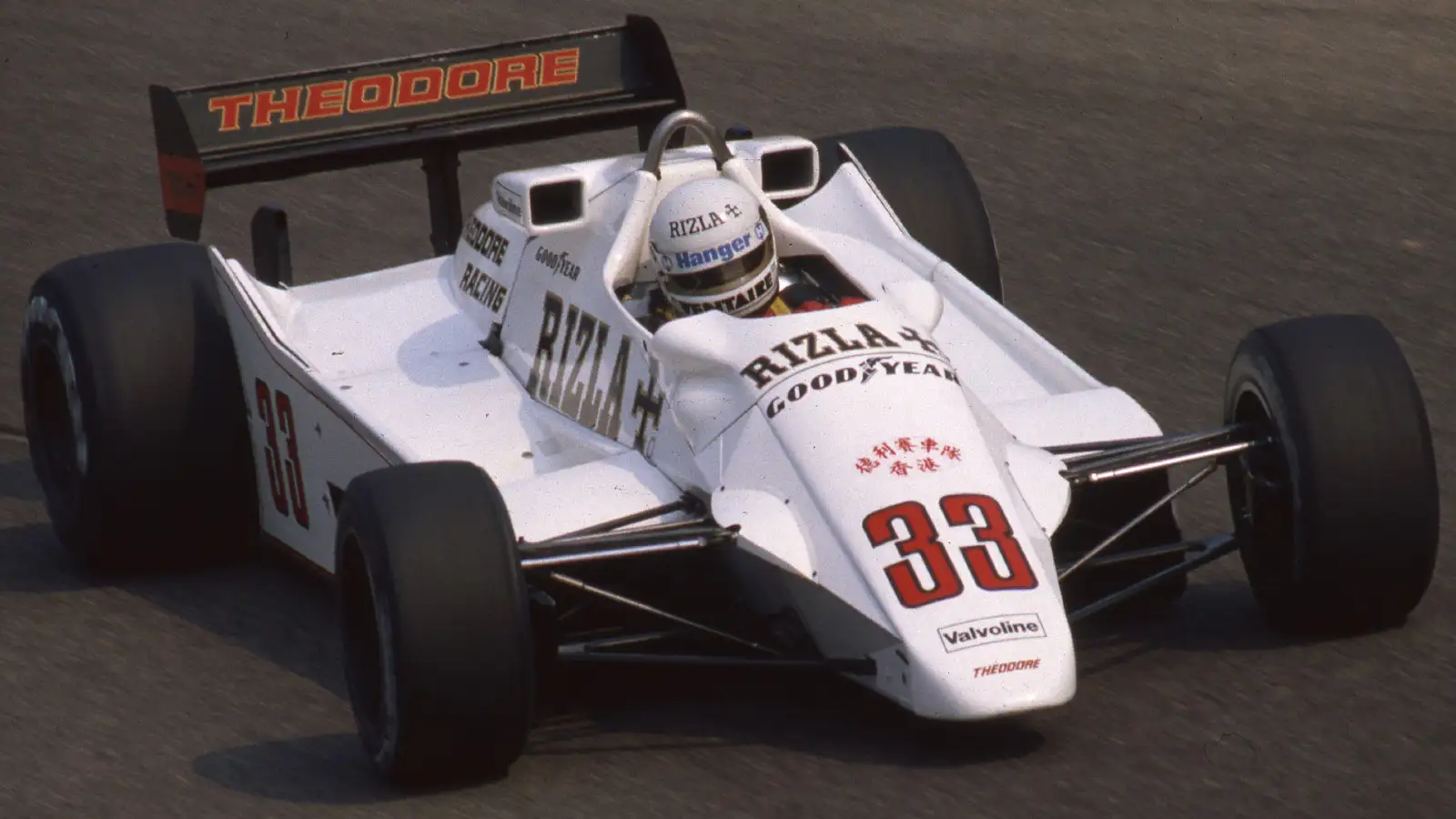 Tommy Byrne drives for Theodore in late 1982.