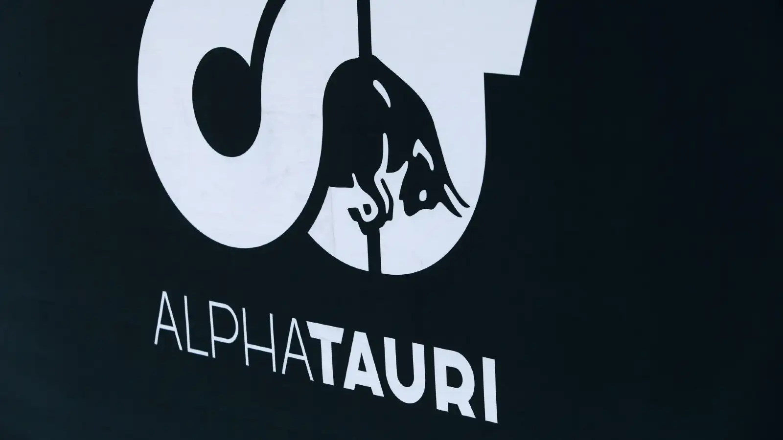 The AlphaTauri logo, as pictured in 2023.