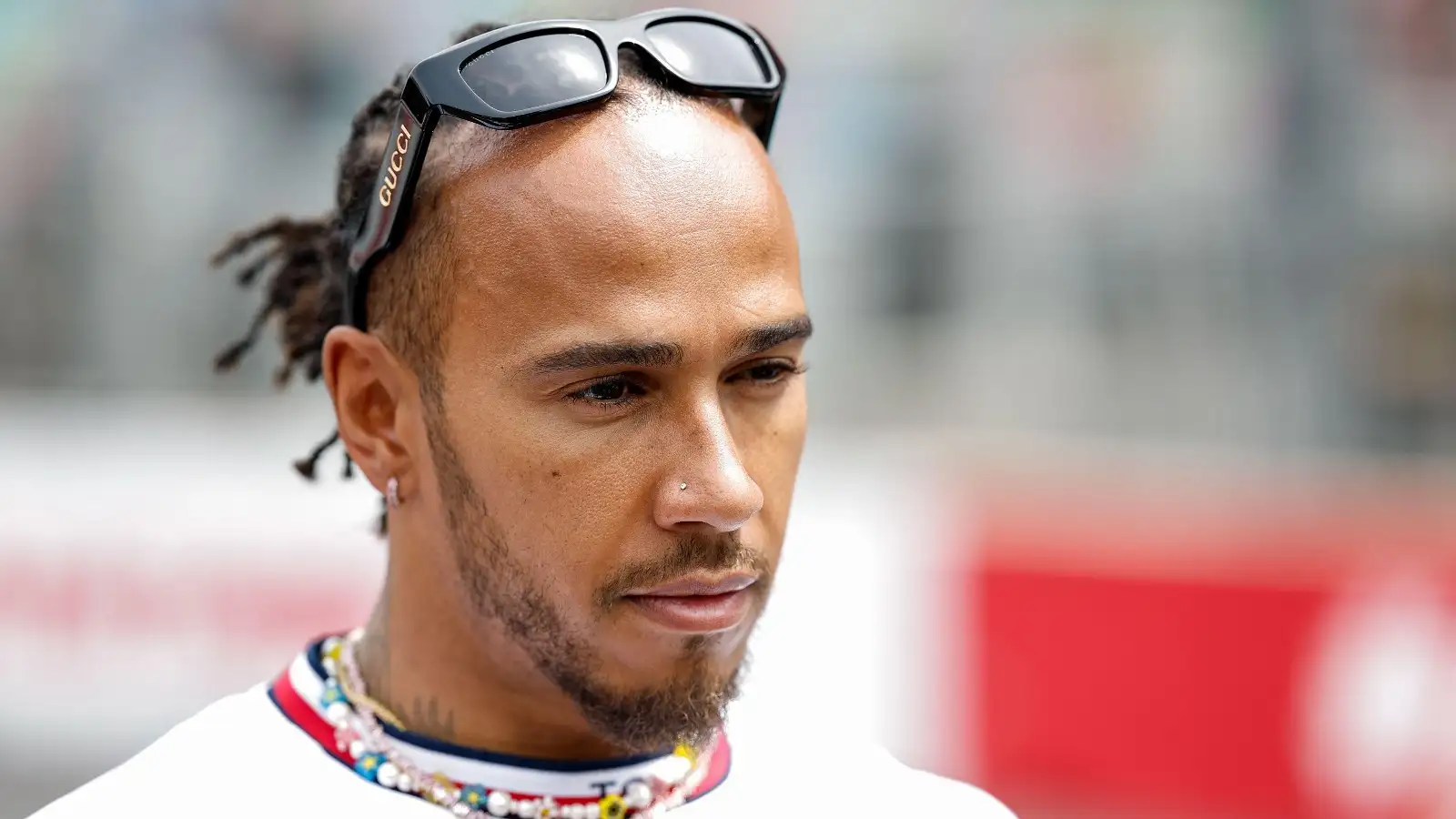 Lewis Hamilton out of his race suit.