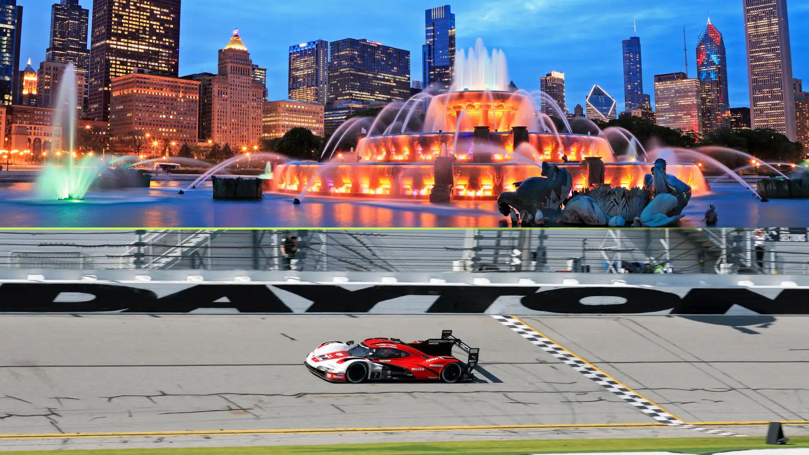 The Chicago skyline and Felipe Nasr's win at the Daytona 24 Hours dominate the F1 news this Sunday.