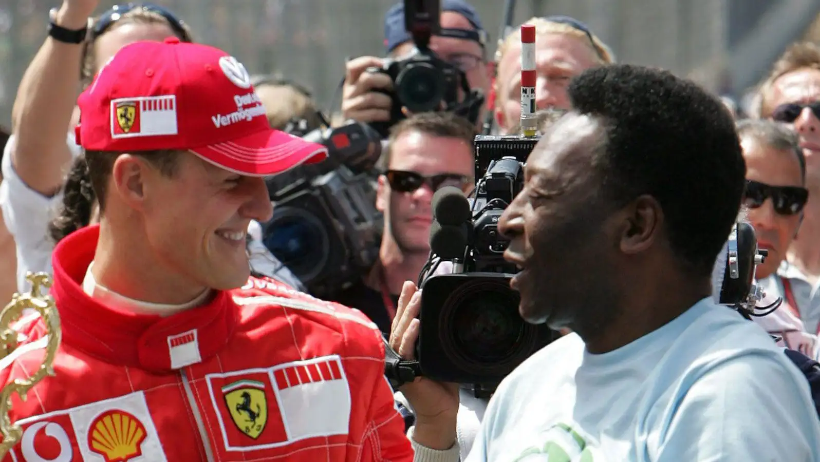 Michael Schumacher and Pele