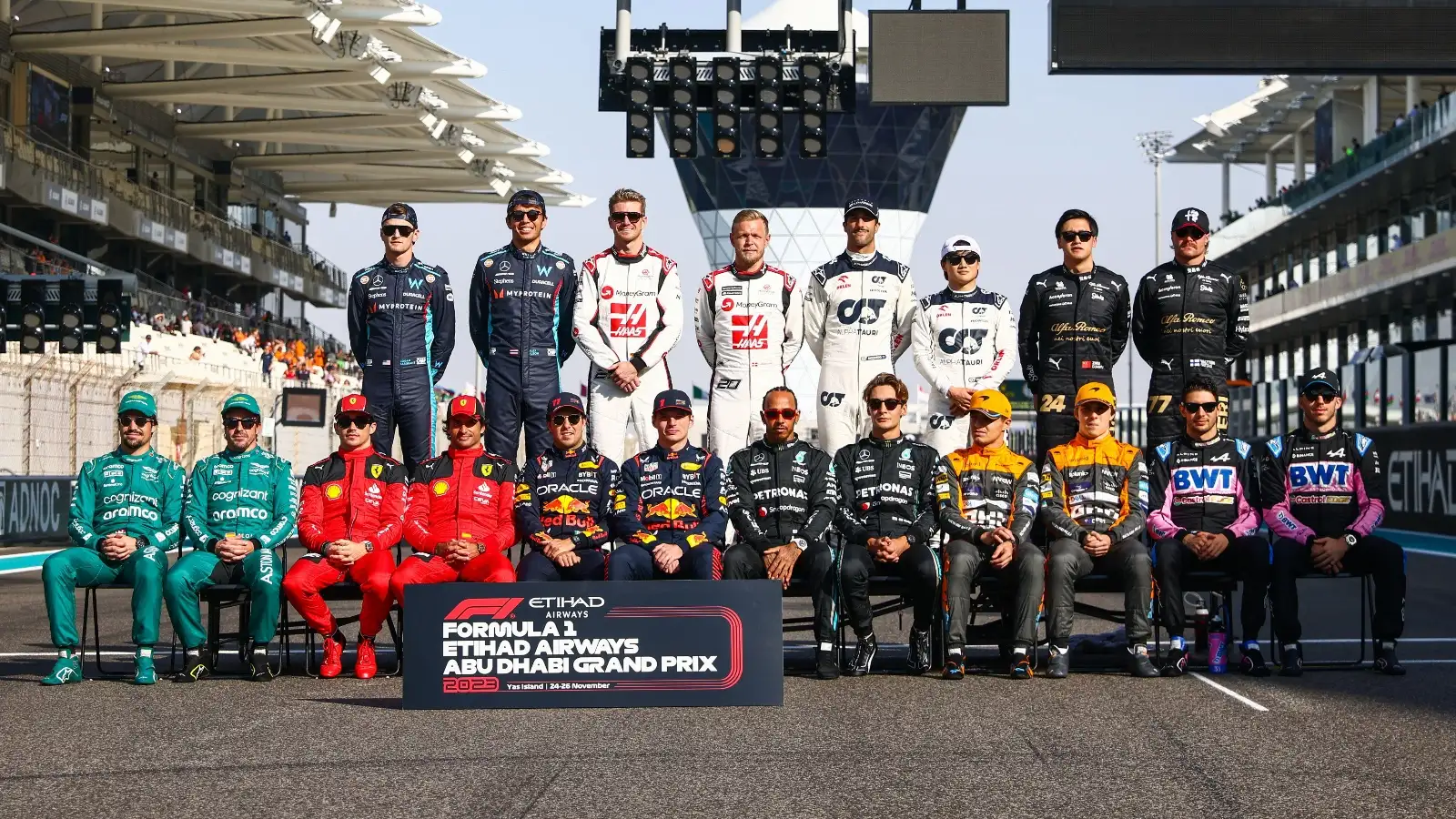 The 2023 F1 drivers.