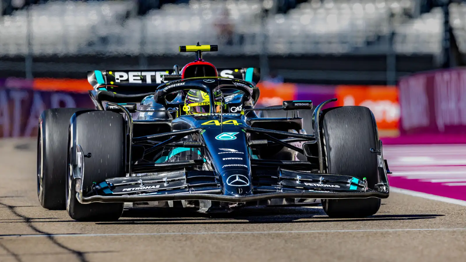 Lewis Hamilton, Mercedes, 2023 United States Grand Prix.