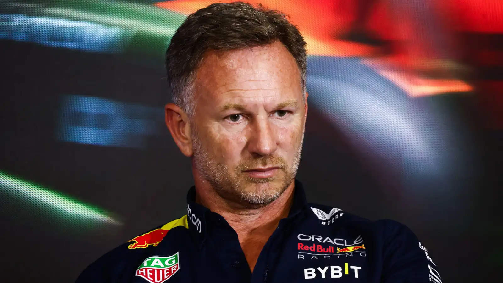 Red Bull's Christian Horner at the 2023 Italian Grand Prix.