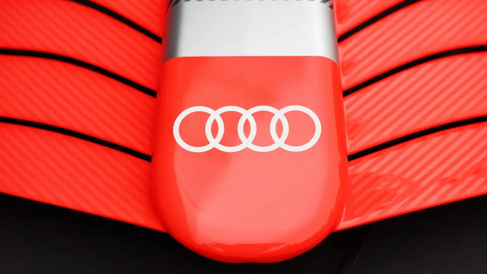 Audi's logo on an F1 car.