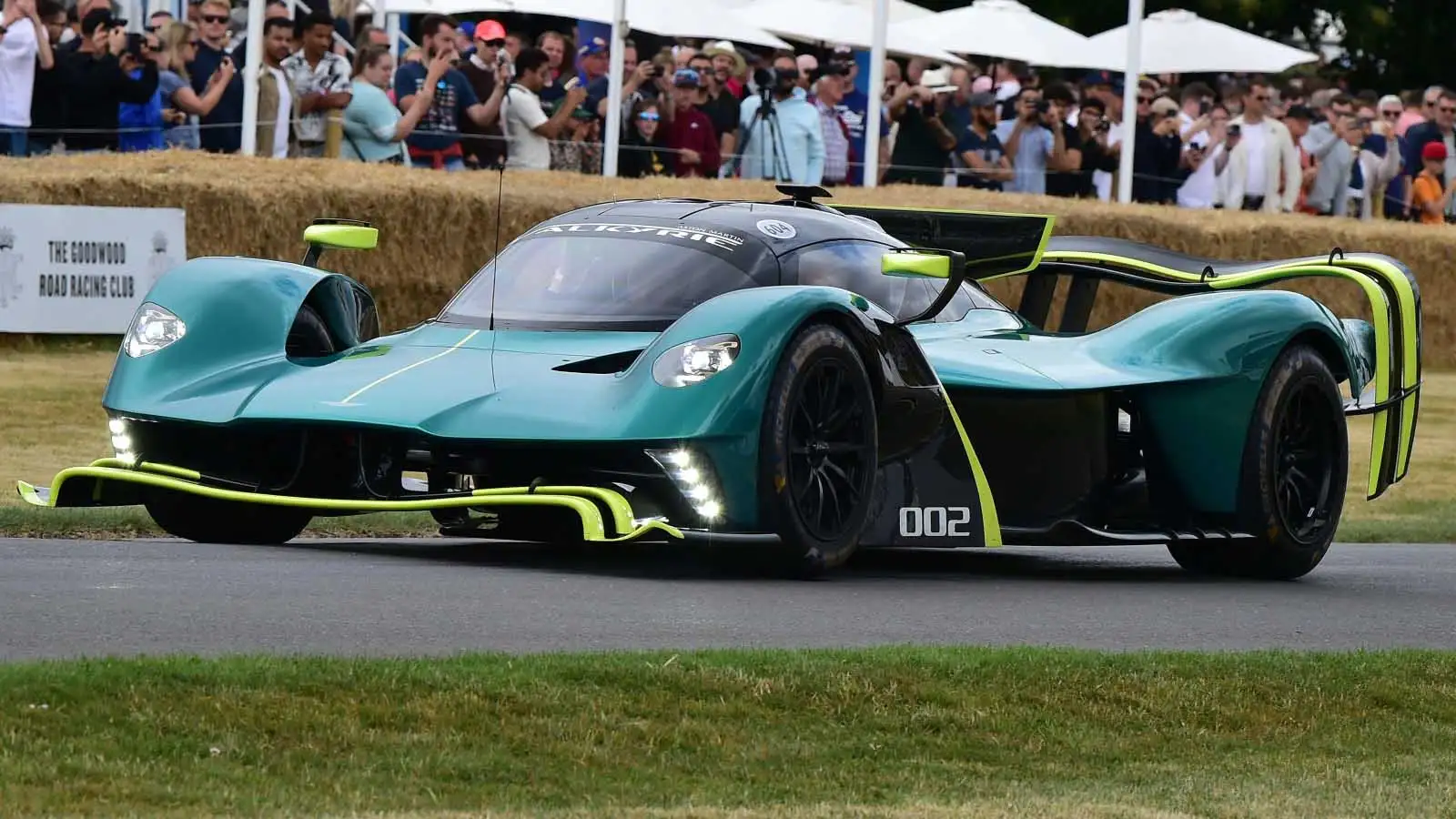 An Aston Martin Valkyrie, owned by Fernando Alonso.