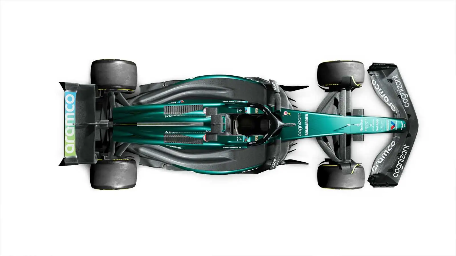 A look at the Aston Martin AMR24 from above.