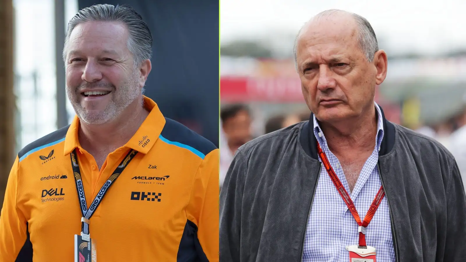 Zak Brown and Ron Dennis