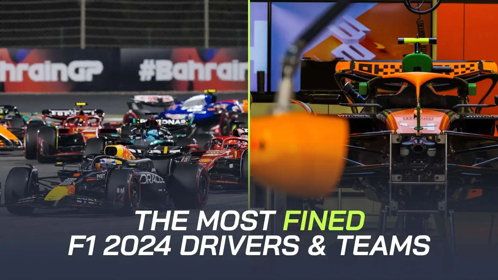 Revealed: The most fined drivers and teams on the F1 2024 grid