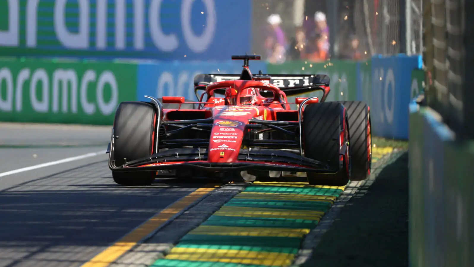 Australian GP: Charles Leclerc quickest in FP3 as Sainz silences fitness questions