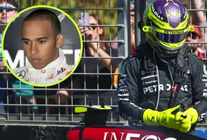 Lewis Hamilton, Mercedes, 2024 Australian Grand Prix.