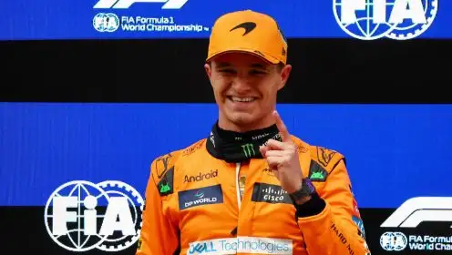Chinese GP: Lando Norris snatches pole as chaos and confusion erupt in the rain in Sprint qualifying