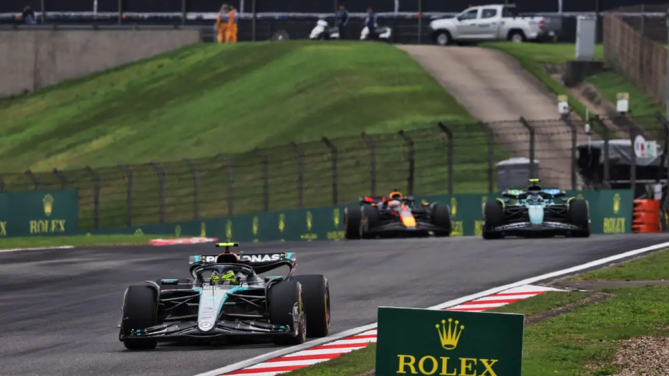 Lewis Hamilton, Mercedes, 2024 Chinese Grand Prix.