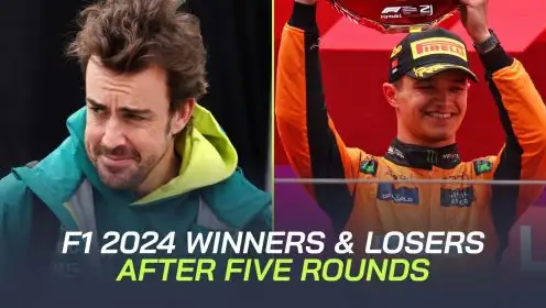 Revealed: The biggest winners and losers after first five F1 2024 races