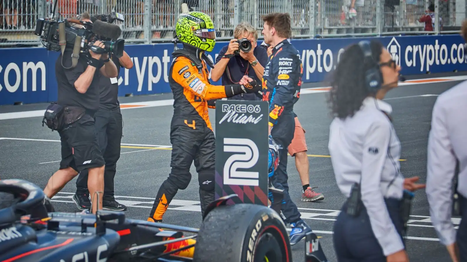 Untelevised Max Verstappen footage emerges after defeat to Lando Norris