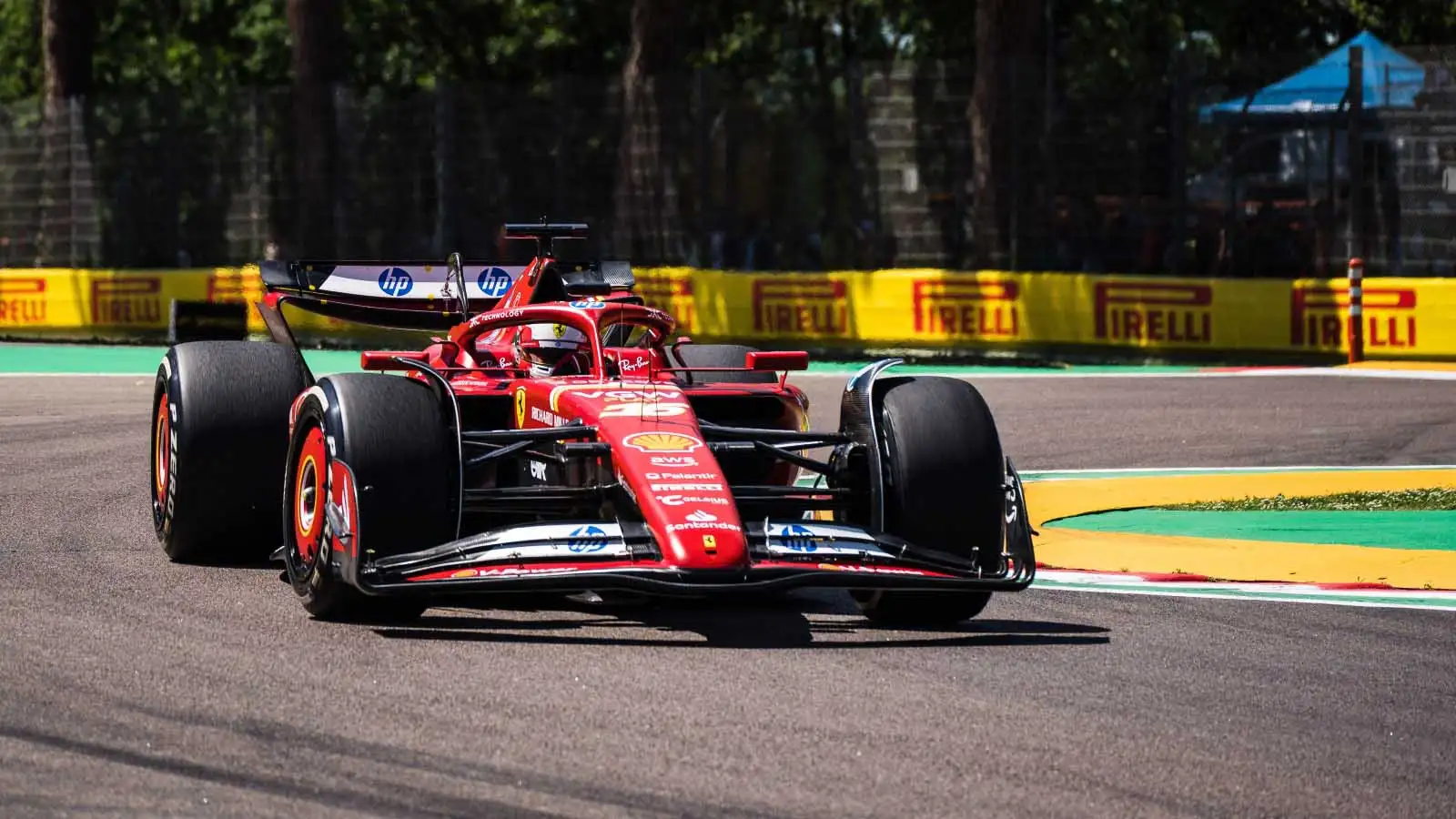 Charles Leclerc spots one caveat despite topping both practices at Imola GP