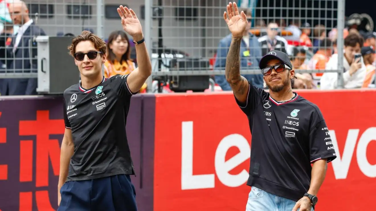 George Russell reveals two big positives to Lewis Hamilton leaving Mercedes