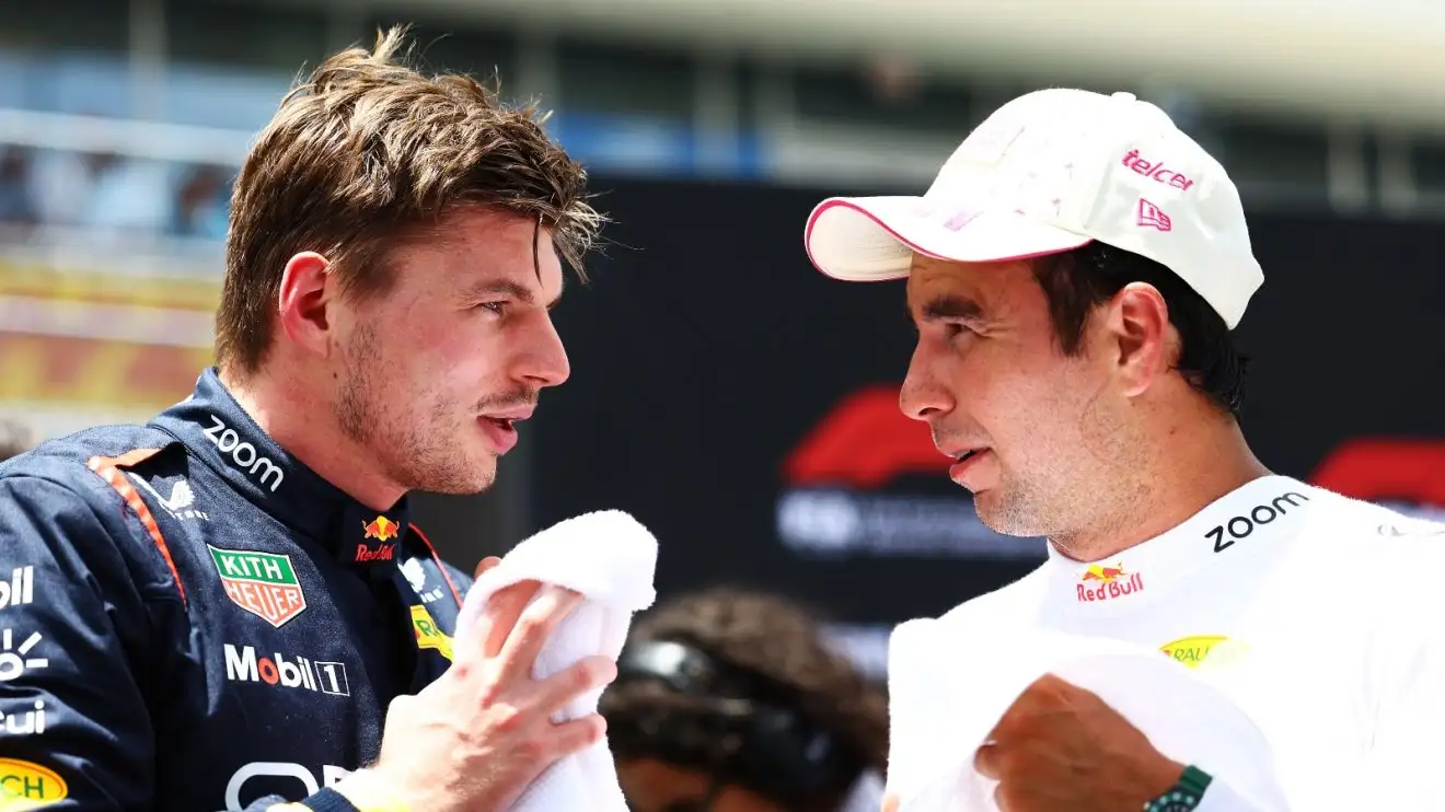 Max Verstappen and Sergio Perez