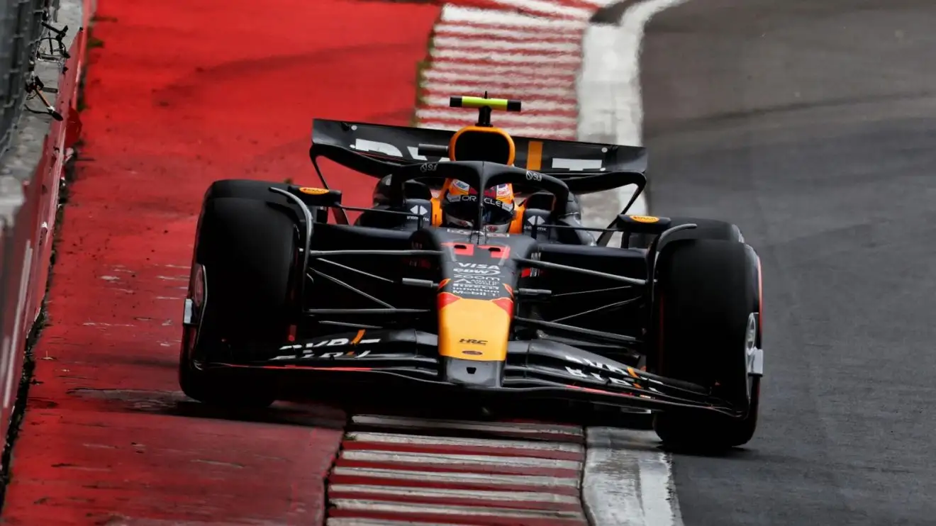 Sergio Perez in the Red Bull RB20 at the 2024 Canadian Grand Prix.