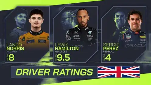 British GP driver ratings: No perfect 10 for Lewis Hamilton, Perez flops yet again