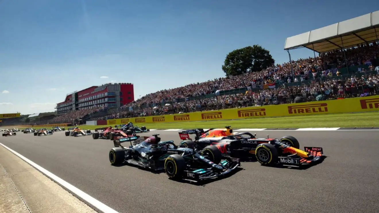 Max Verstappen, Red Bull, 2021 British Grand Prix.