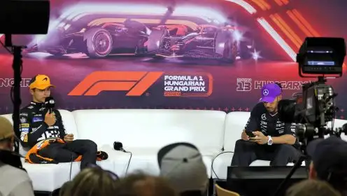 Lewis Hamilton issues response to Lando Norris’ cooldown room comments