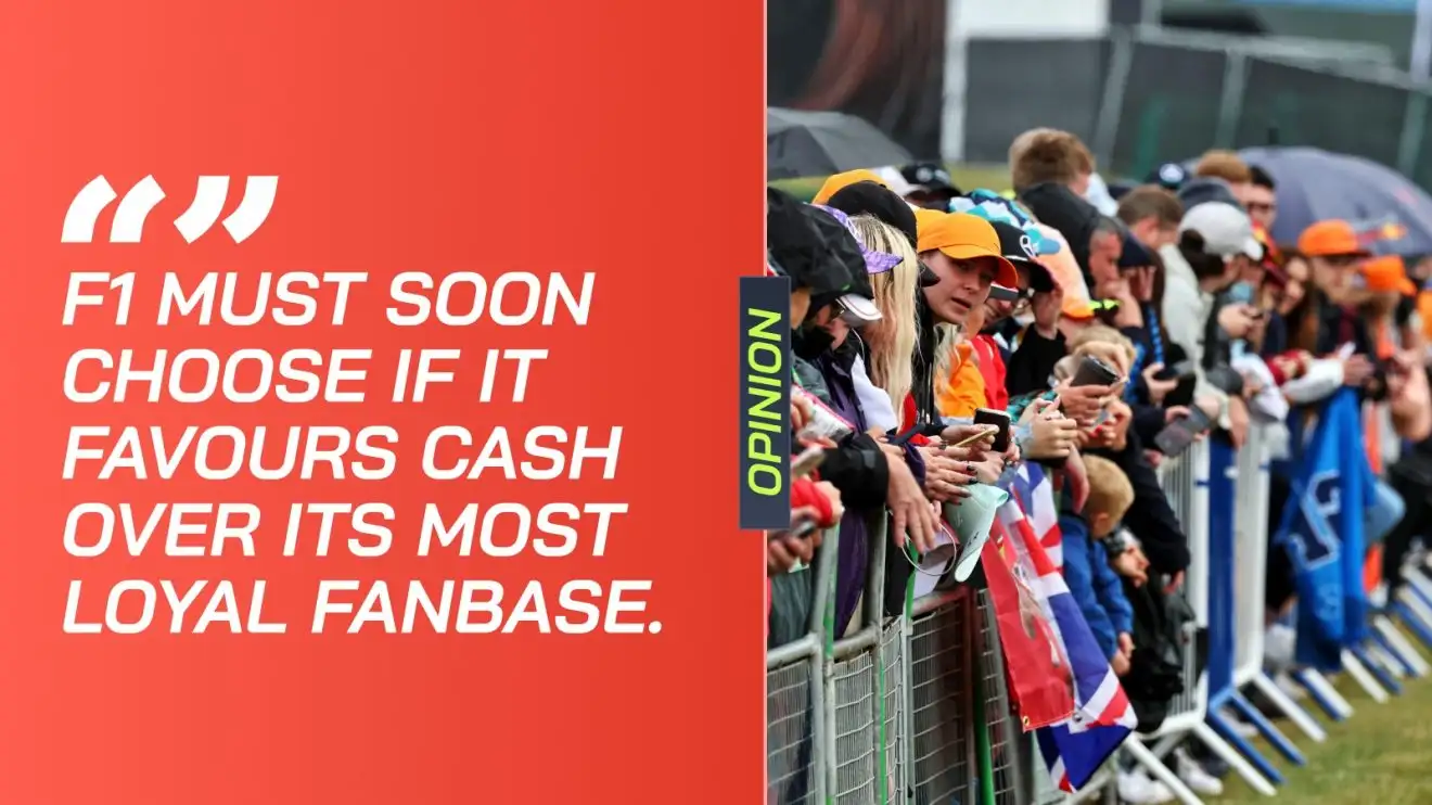 F1 fans at Silverstone