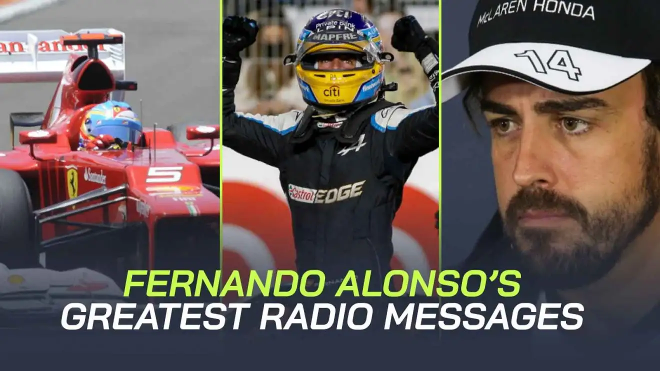 From ‘GP2 engine’ to ‘karma’ – 10 of our favourite Fernando Alonso team radio messages