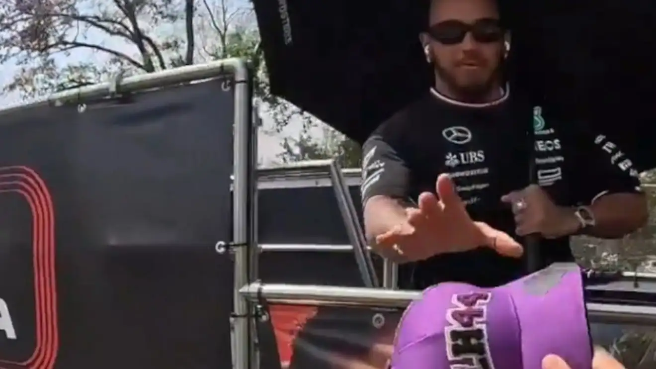 Lewis Hamilton marshal cap