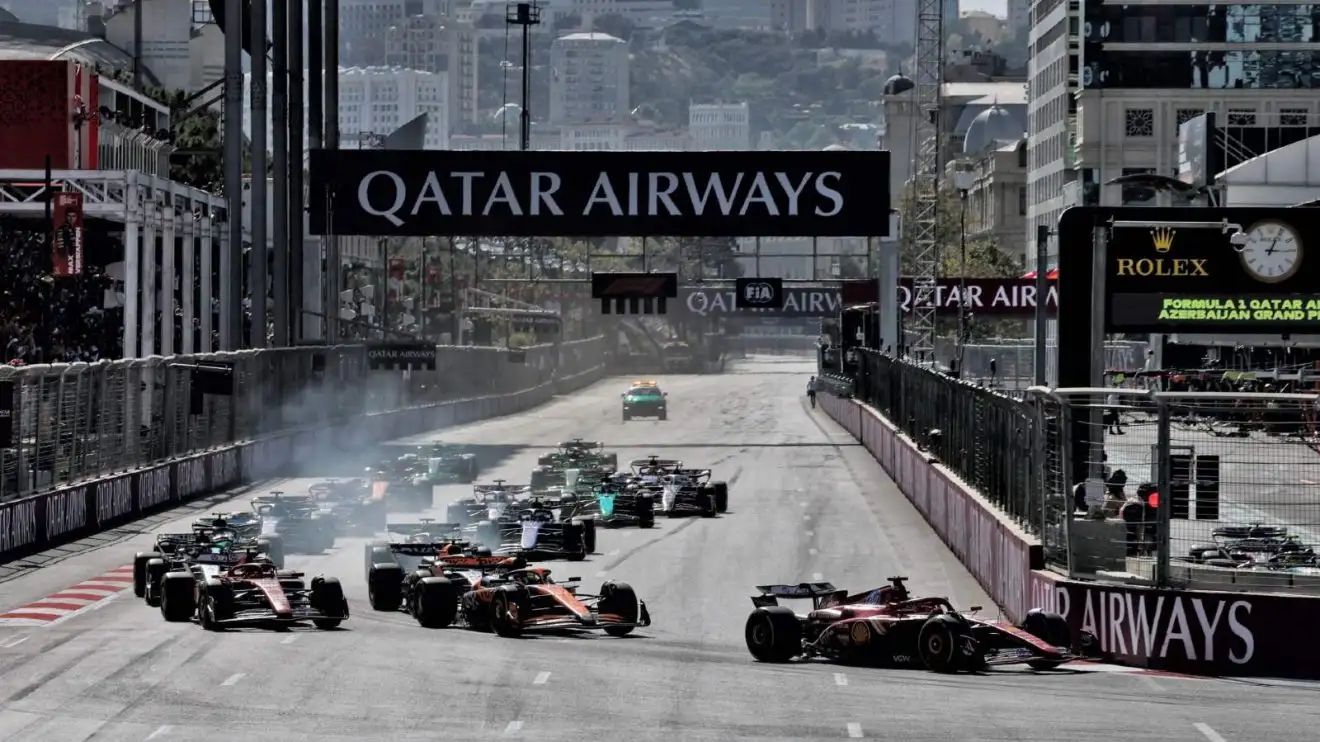 Charles Leclerc, Ferrari, Grand Prix van Azerbeidzjan 2024.