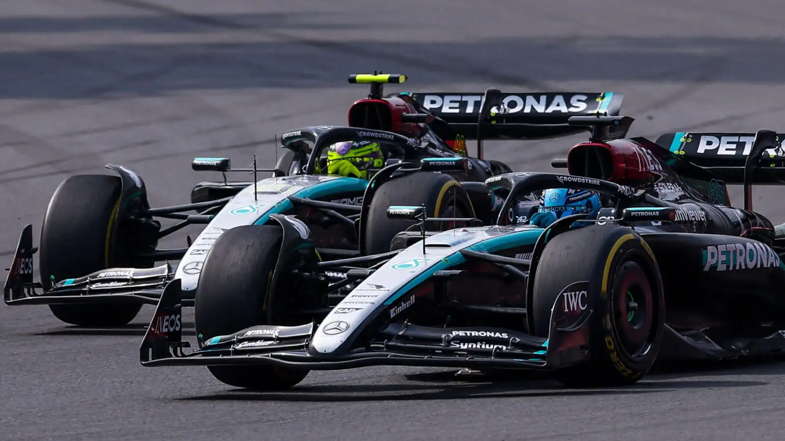 Hamilton's W15 vs. Russell's Mercedes: An In-Depth Analysis