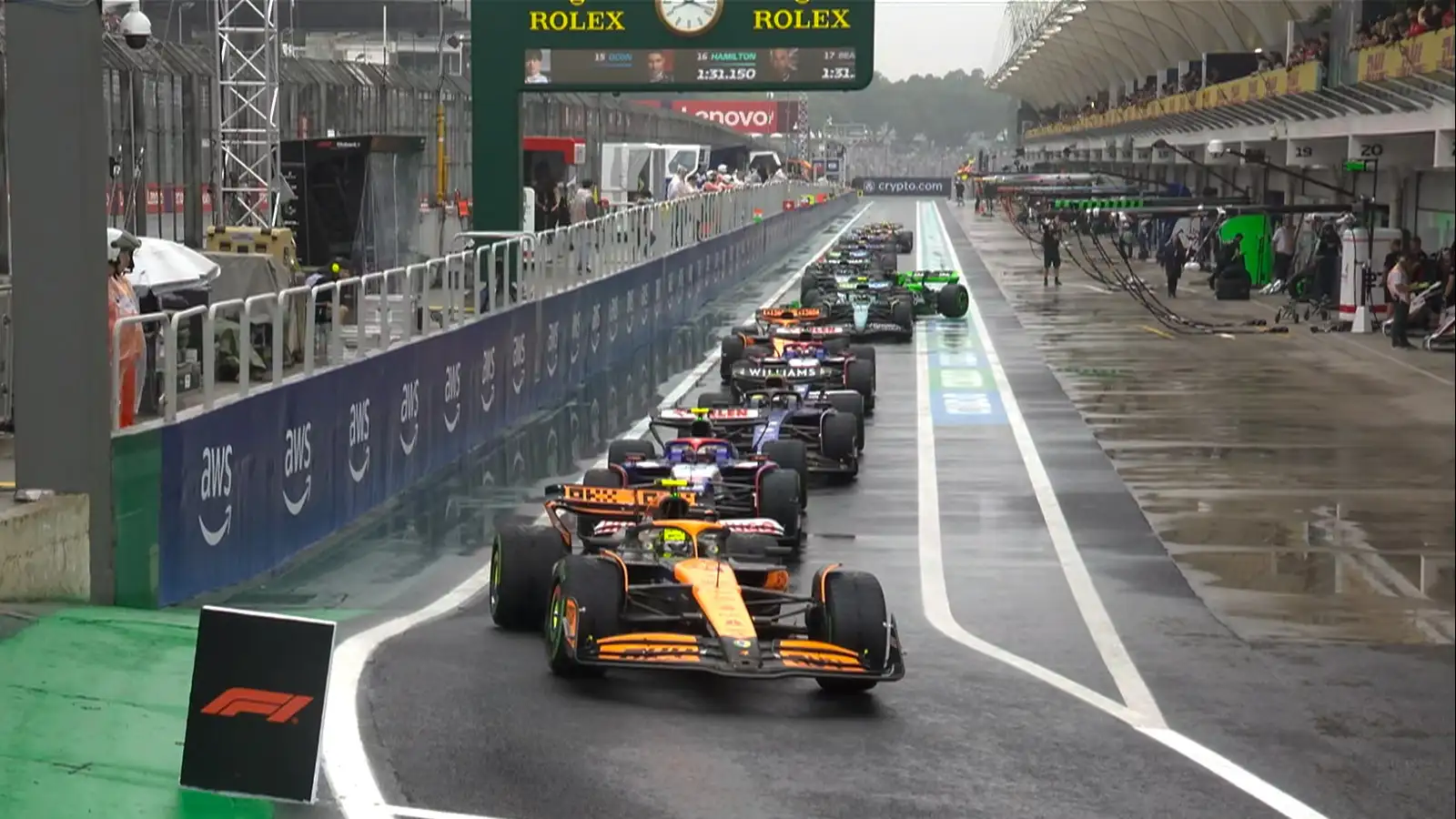 F1 starting grid What is the grid order for the 2024 Brazilian GP?